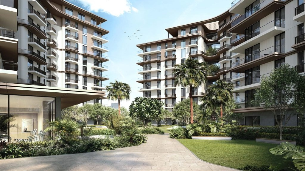 Elara at Madinat Jumeirah Living exterior residential buildings Dubai