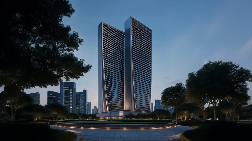 Akala Hotel & Residences Dubai – exterior view of modern towers in DIFC