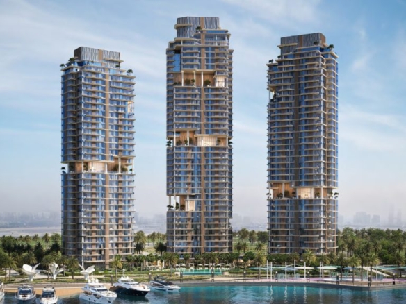 Luxury apartment living room at The Edit Dubai Design District