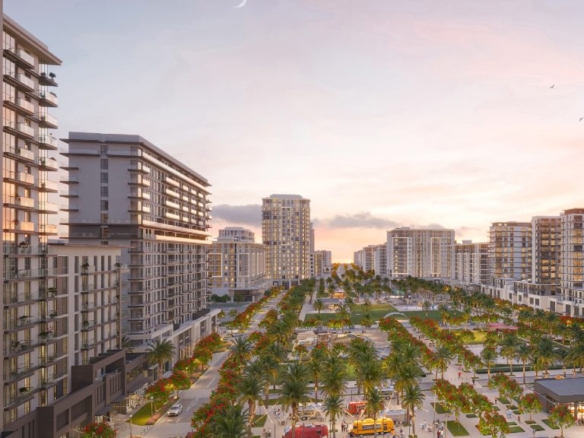 Rosewell Apartments exterior view, Town Square Dubai