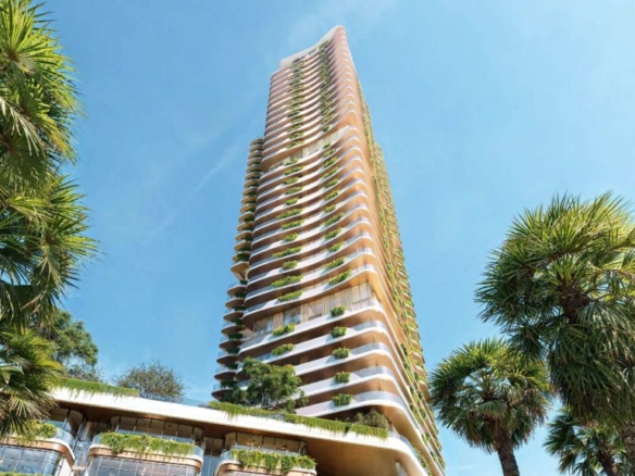 the-mural dubai waterfront apartment building skyline view