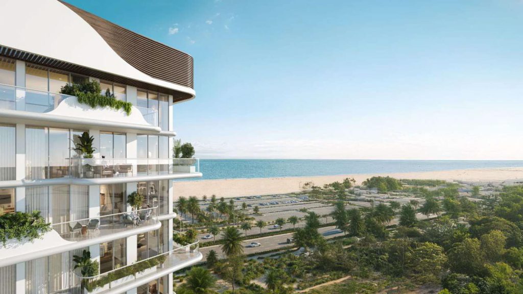 Coral Isle Residences waterfront apartment building on Dubai Islands