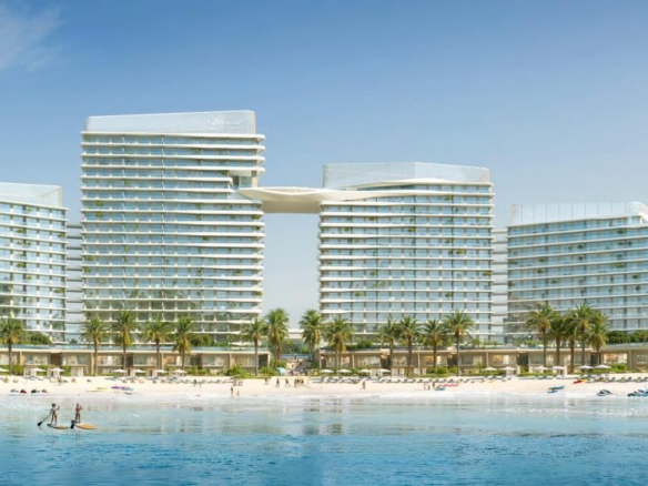 Fairmont Residences beach access Al Marjan Island