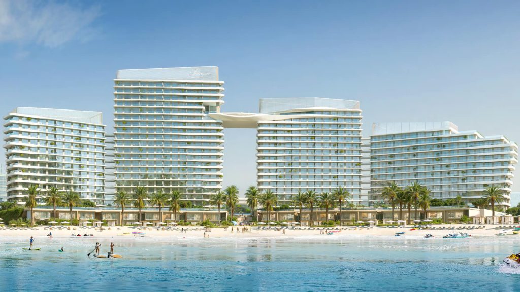 Fairmont Residences beach access Al Marjan Island