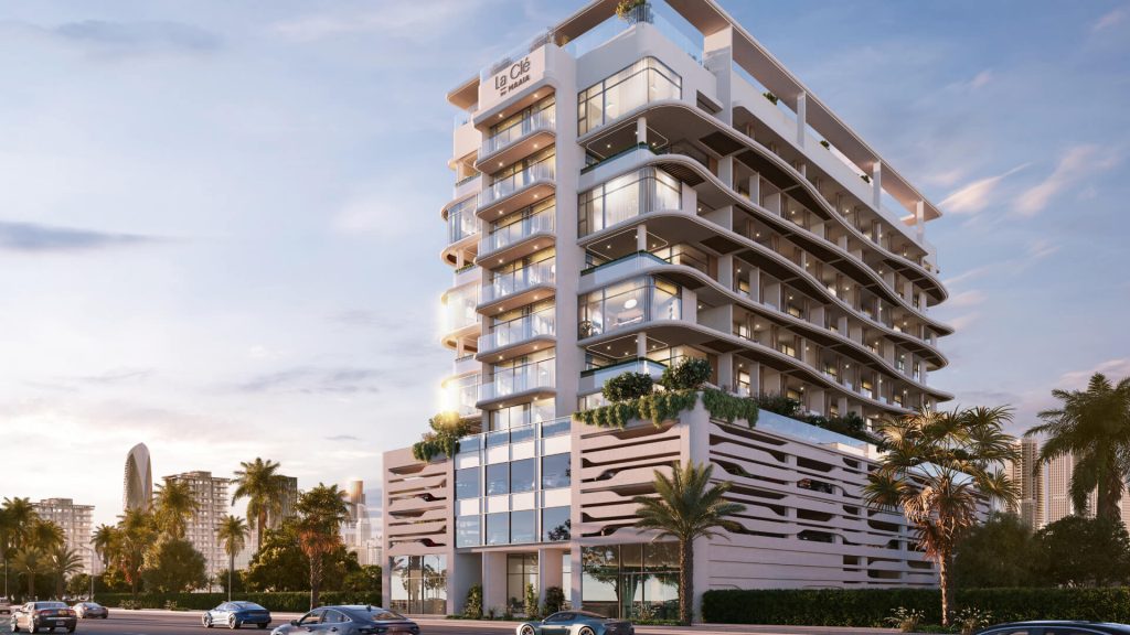 La Clé apartments exterior view, Al Furjan West Dubai