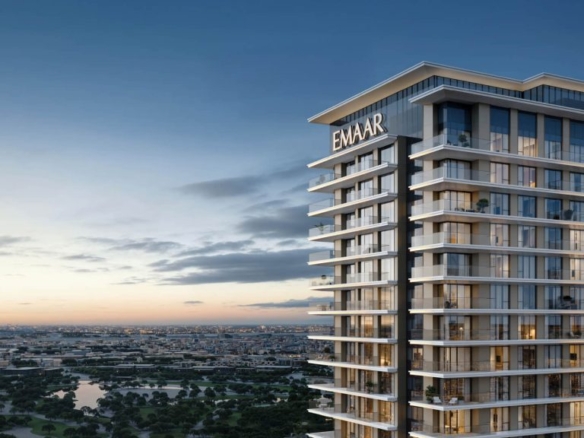 Silva Dubai Creek Harbour residential tower exterior
