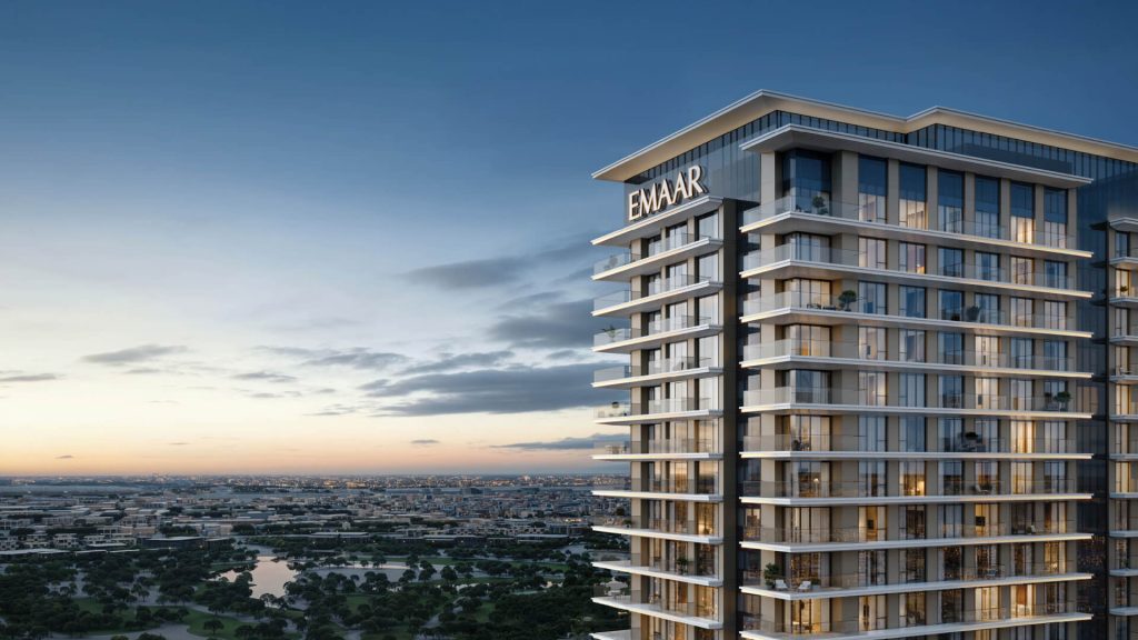 Silva Dubai Creek Harbour residential tower exterior