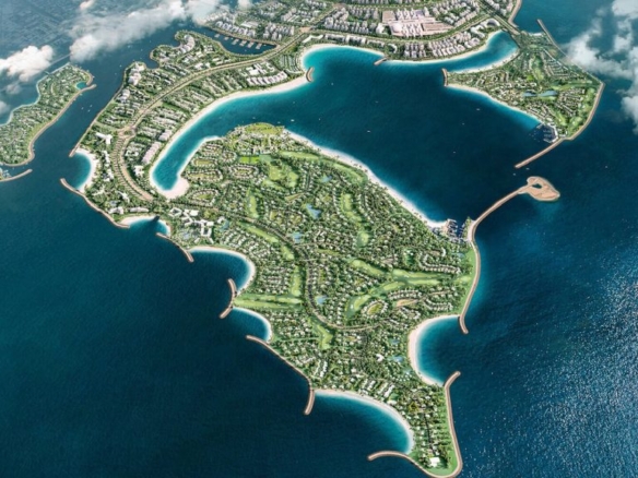 Vestoria Bay Dubai exterior waterfront view