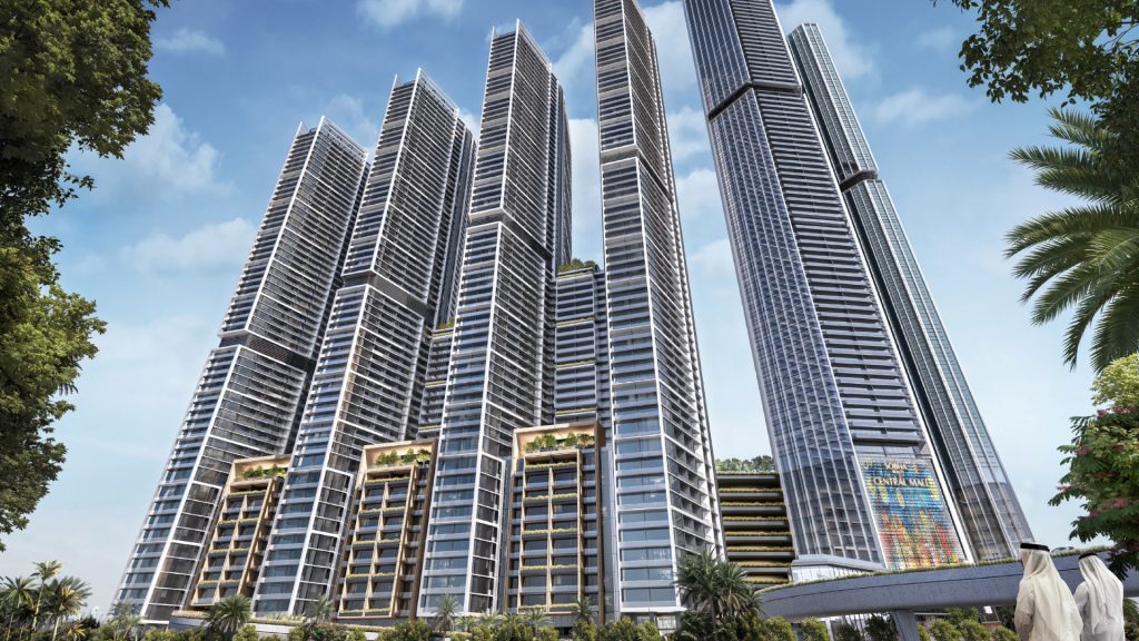 Swimming pool at The Serene Sobha Central Dubai