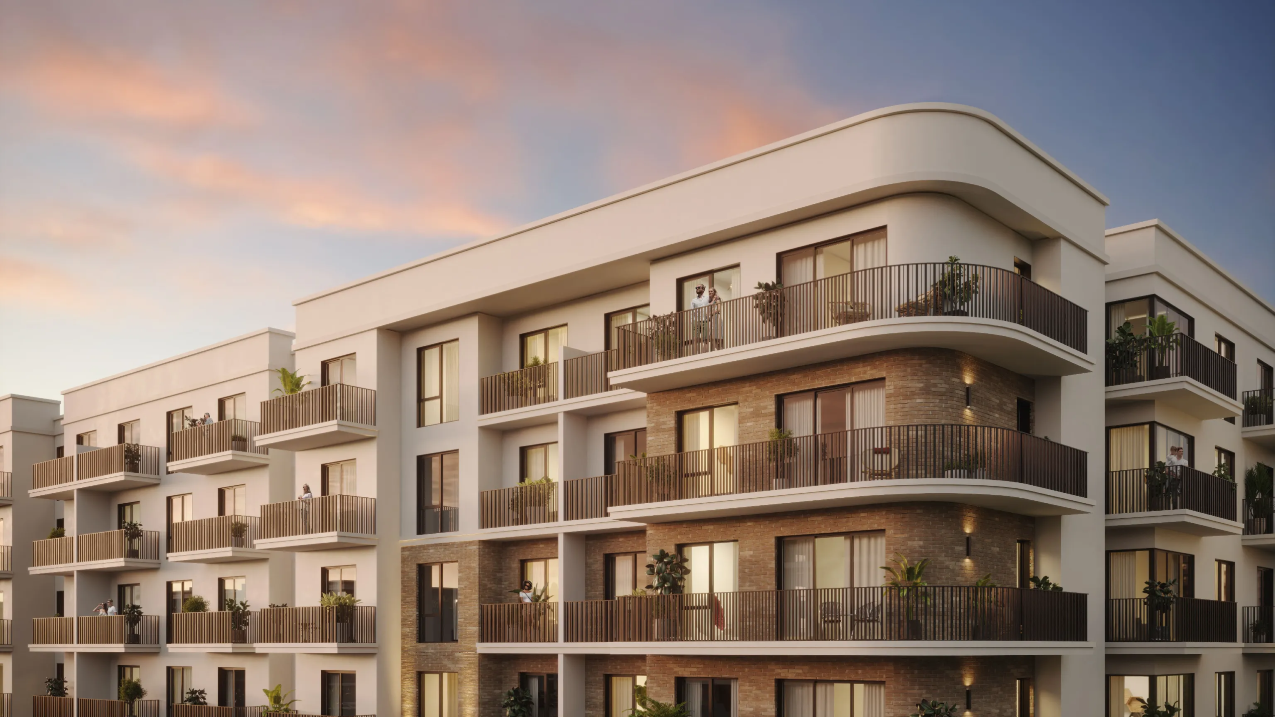 1 The Mayfair Town Square Dubai residential building exterior