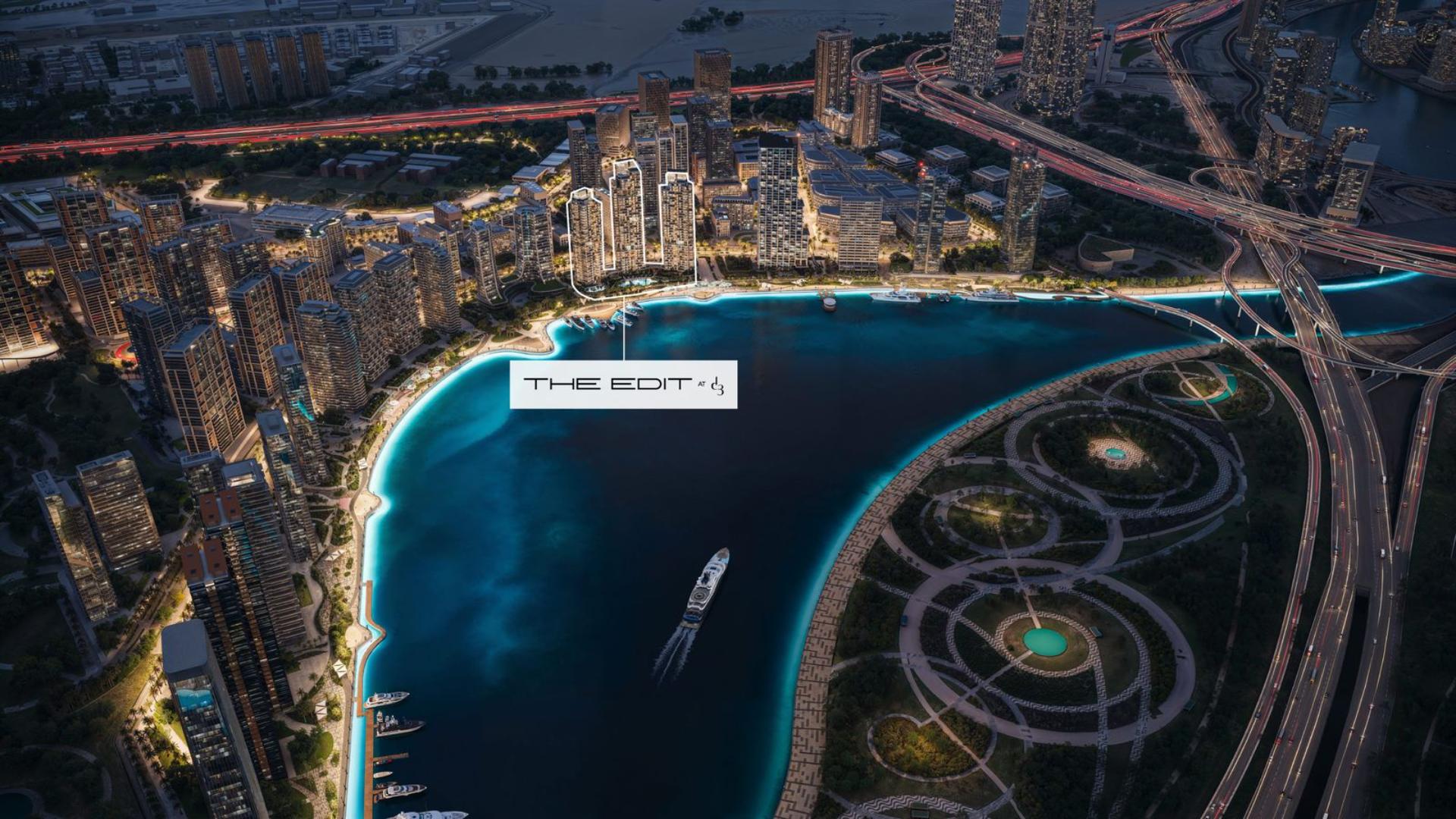 The Edit at D3 Dubai exterior waterfront view