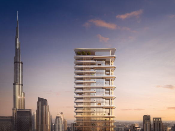 Address Grand Downtown exterior view Dubai