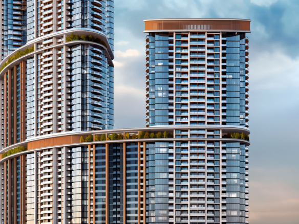 Skyscape Altius Sobha Hartland 2 exterior view Dubai