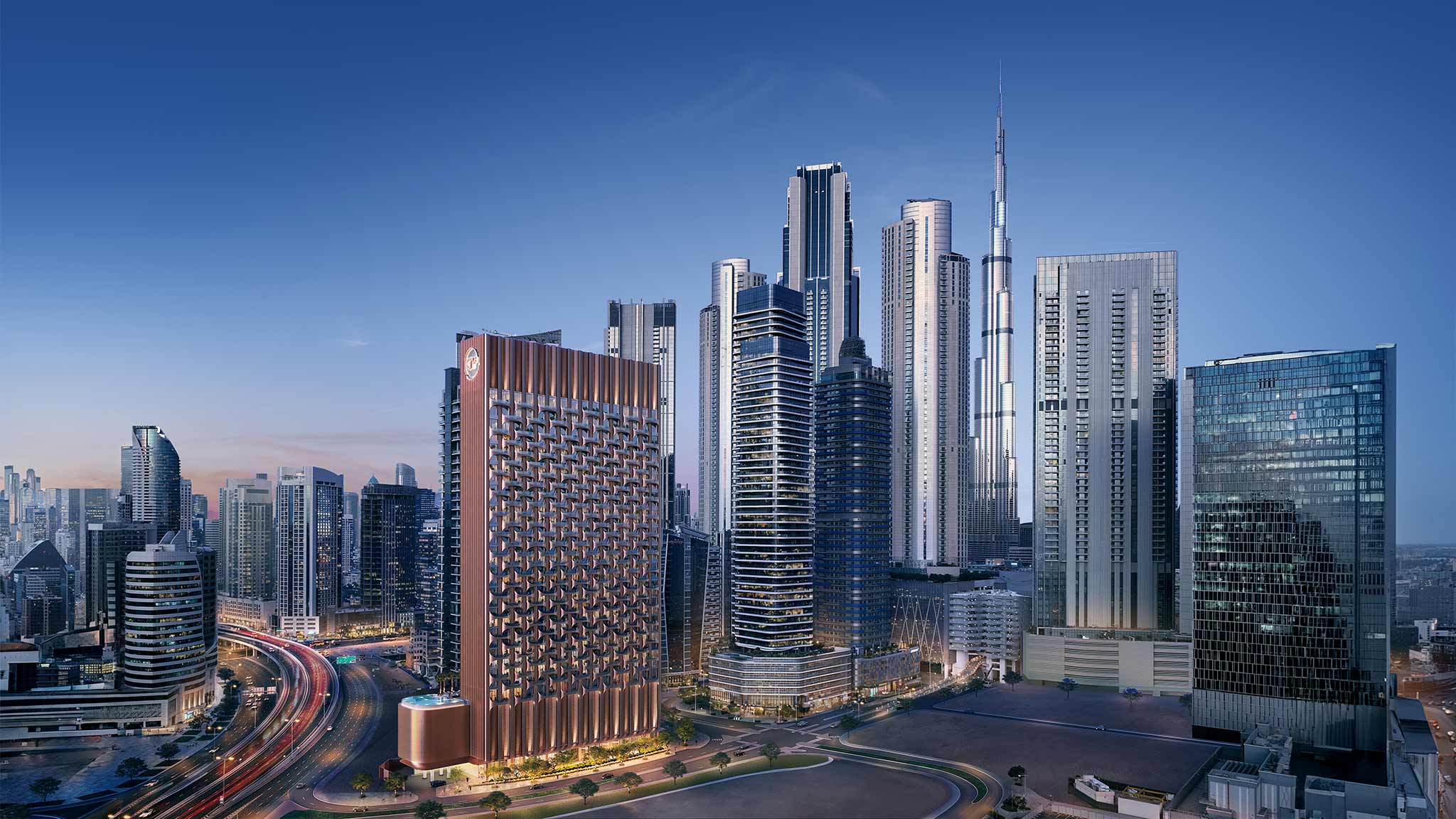 One Residence Downtown Dubai exterior view