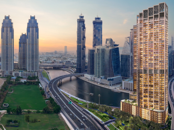 One River Point exterior waterfront Business Bay