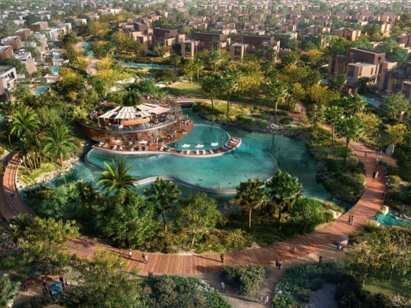 Haven Dubailand exterior villa view Dubai