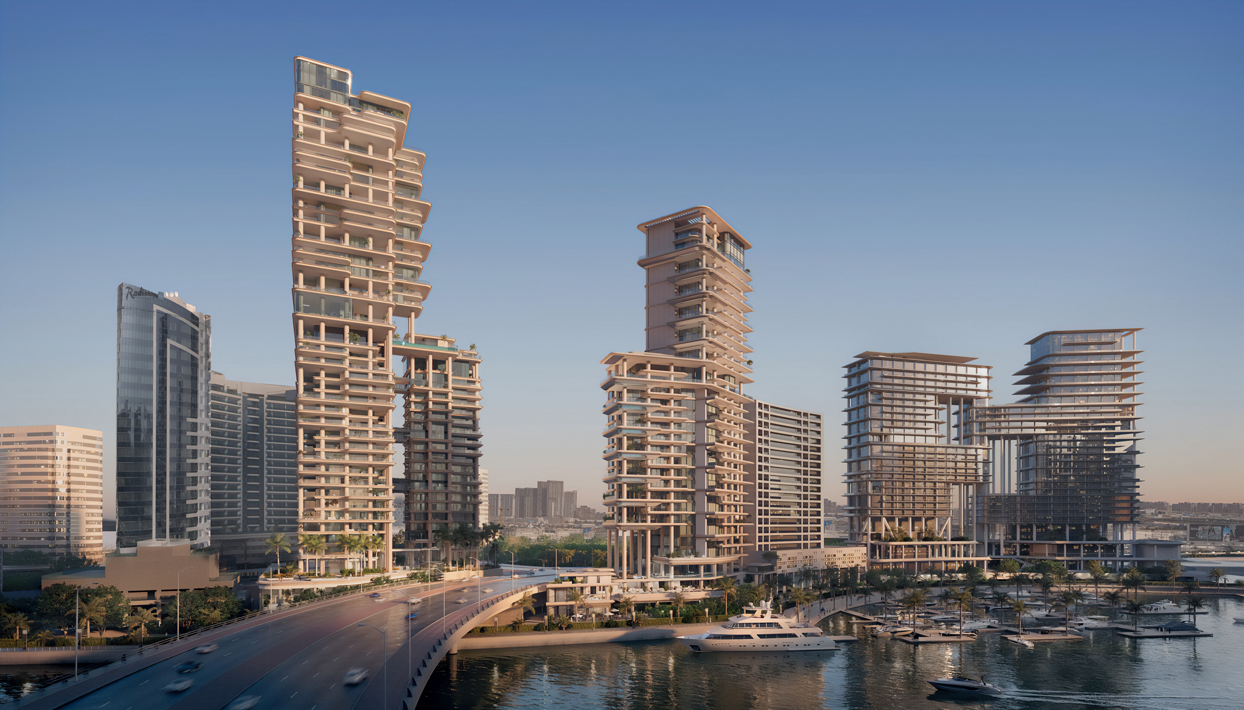 Vela Viento waterfront towers Business Bay Dubai