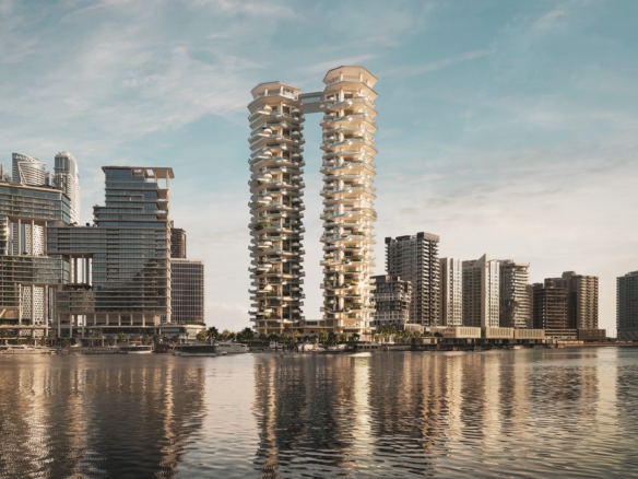 One Sankari Business Bay Dubai luxury towers exterior
