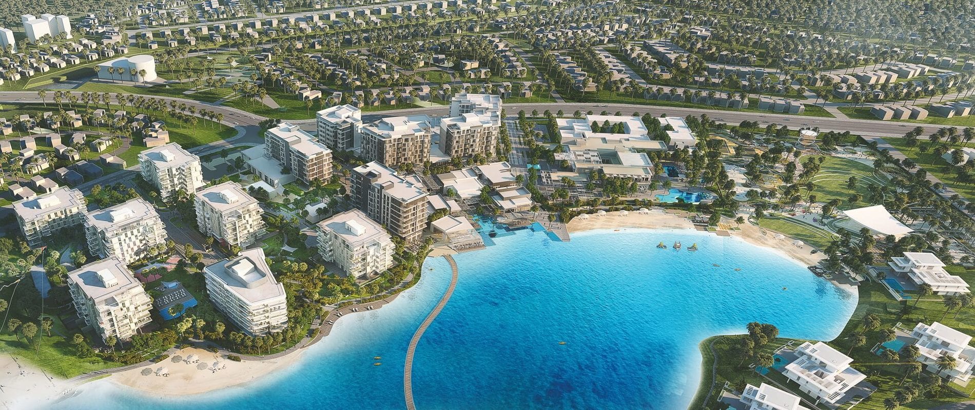 Tilal Al Ghaf luxury waterfront villas Dubai