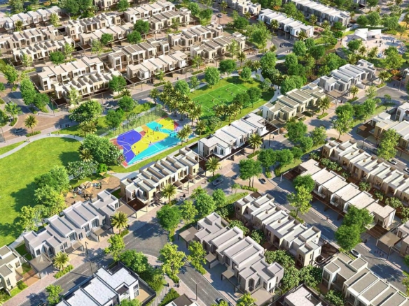 Ruba Al Furjan Dubai residential building exterior