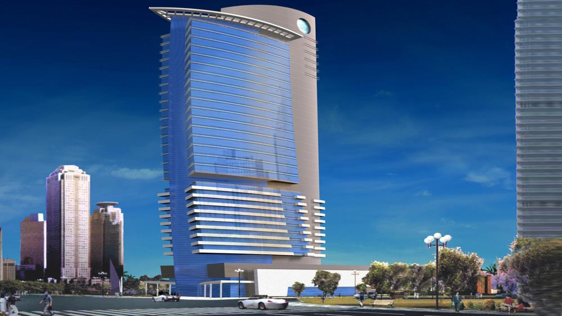 Park Lane residential towers exterior in Dubai Hills Estate