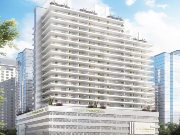 Dusit Princess Rijas luxury hotel residence exterior in Dubai