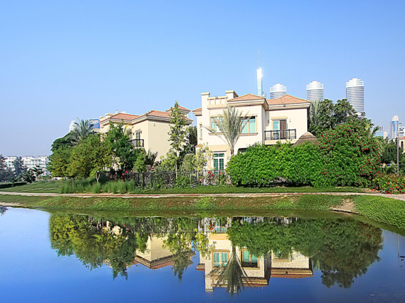 Regional Small villa community exterior in Dubai