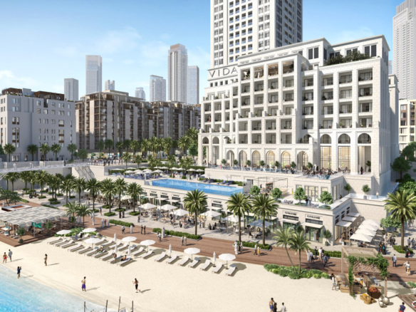 Vida Residences Dubai luxury branded apartments by Emaar