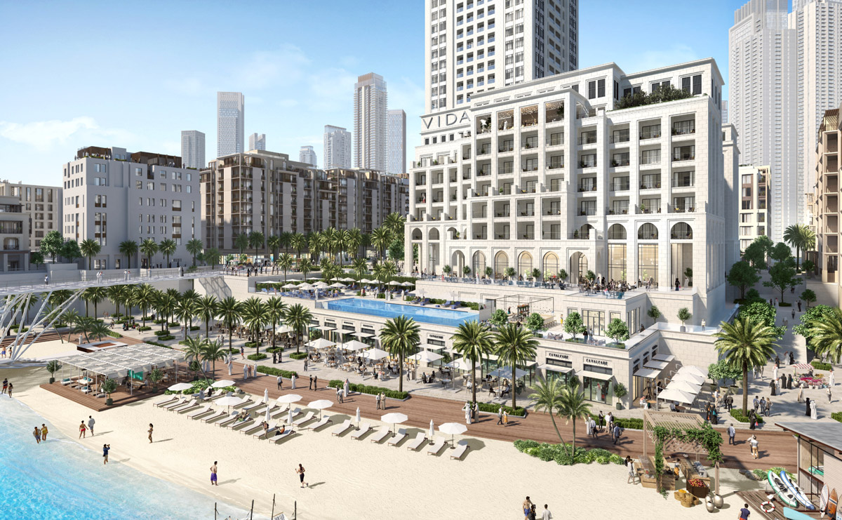 Vida Residences Dubai luxury branded apartments by Emaar