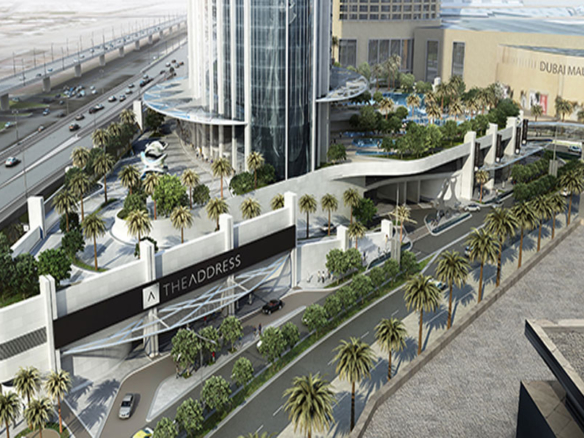 Kempinski The Boulevard Downtown Dubai exterior view