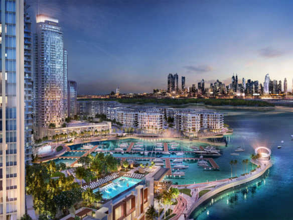 Dubai Creek Beach waterfront apartments Dubai