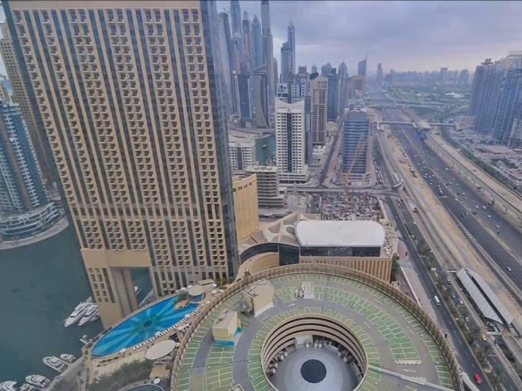 Marina Plaza Dubai Marina commercial tower exterior