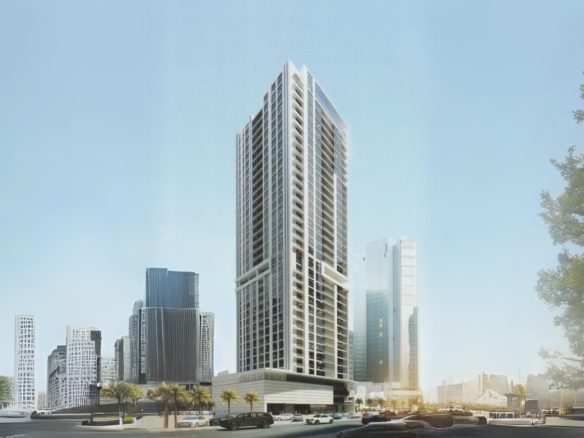 West Bay Tower Business Bay Dubai residential tower exterior