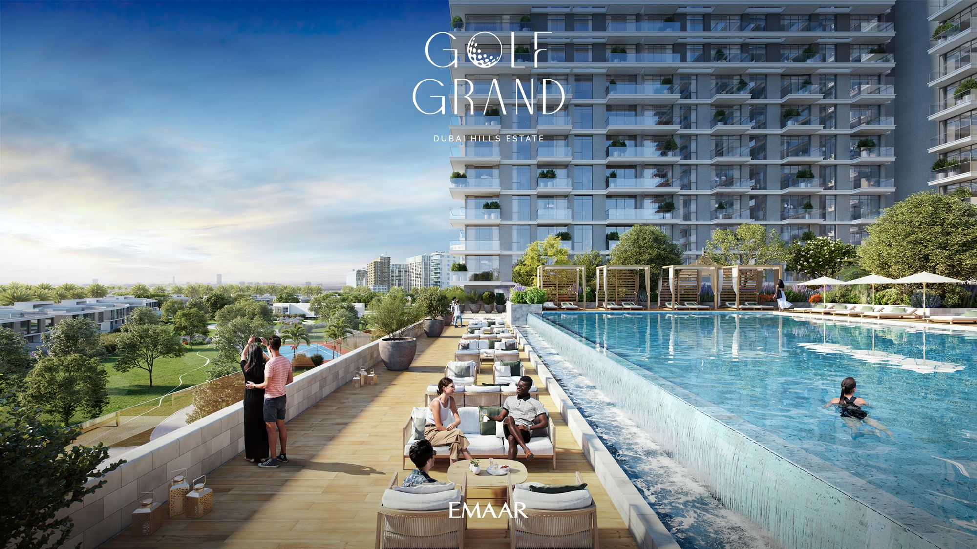 Golf Grand Dubai Hills Estate residential tower