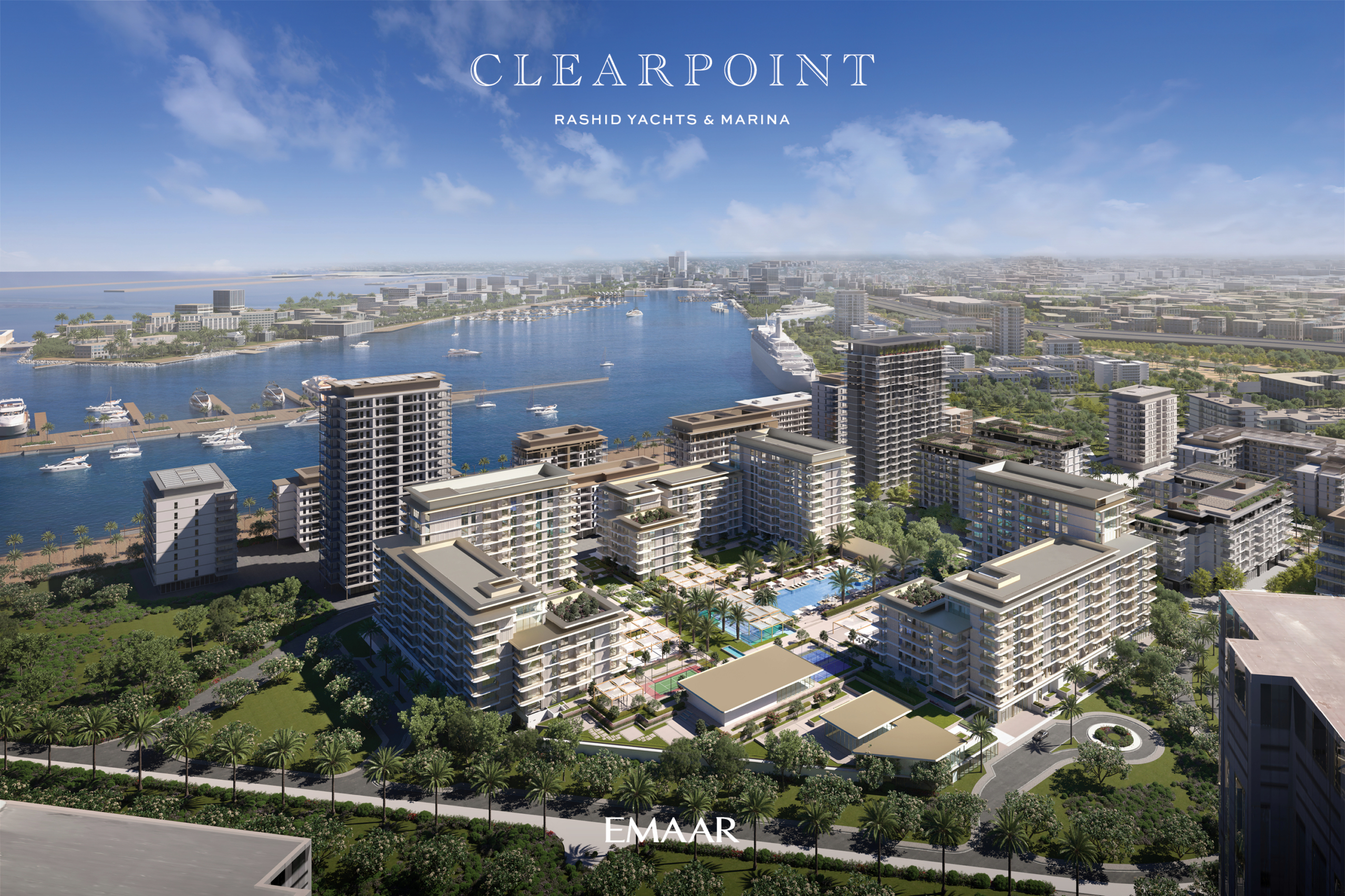 Clearpoint Dubai Creek Harbour exterior facade