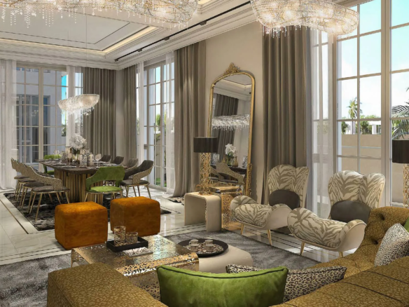 Elitz by Danube Properties Dubai JVC twin towers exterior