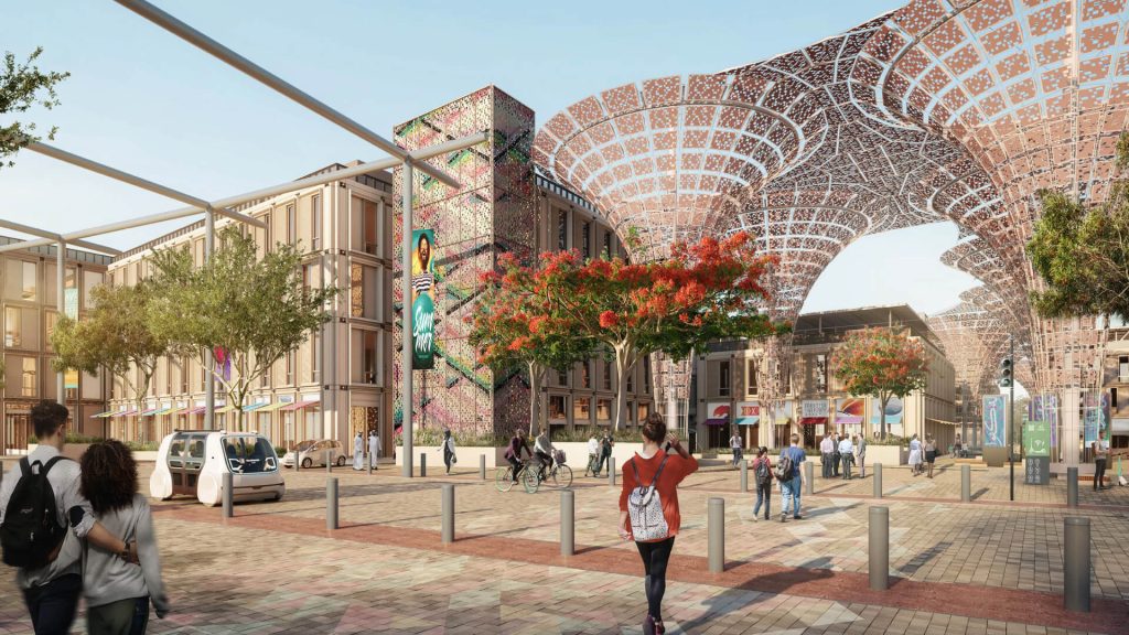 Exterior view of Al Waha Residences, Expo City Dubai