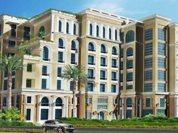 Aryene Greens Arjan Dubai residential building exterior