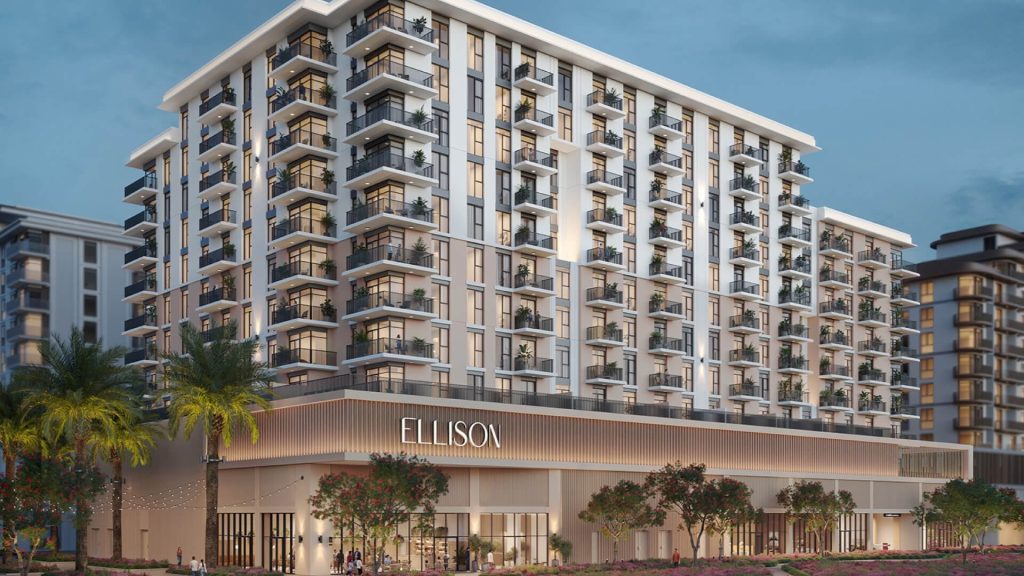 Ellison Town Square Dubai residential building exterior