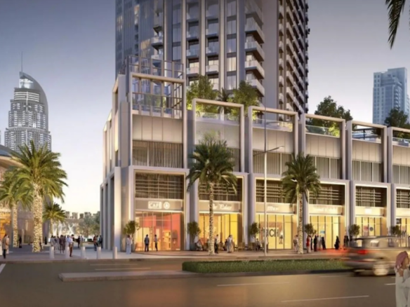 Exquisite Living Residences Downtown Dubai exterior building