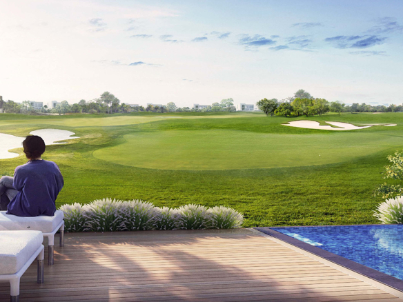 Golf Acres Emaar South Exterior Golf Course View
