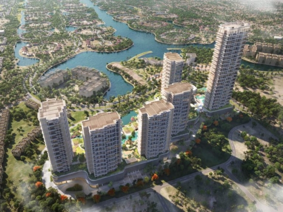 Serenia District West Residence luxury apartments with waterfront view in Jumeirah Islands, Dubai