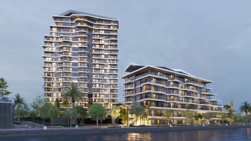 SKAI Waterfront Apartments at Mina Al Arab Ras Al Khaimah – Exterior view