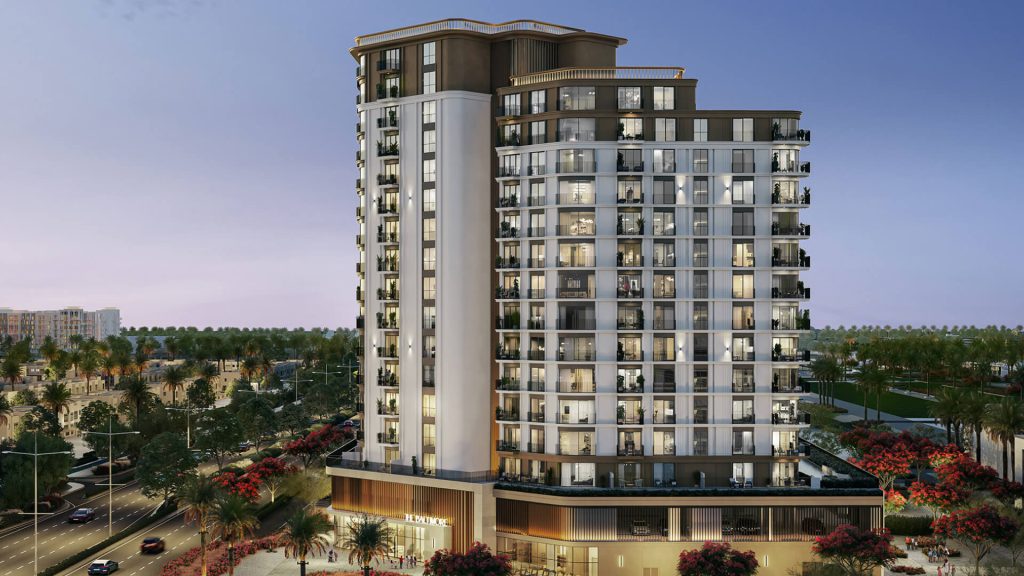 The Baltimore exterior view Town Square Dubai