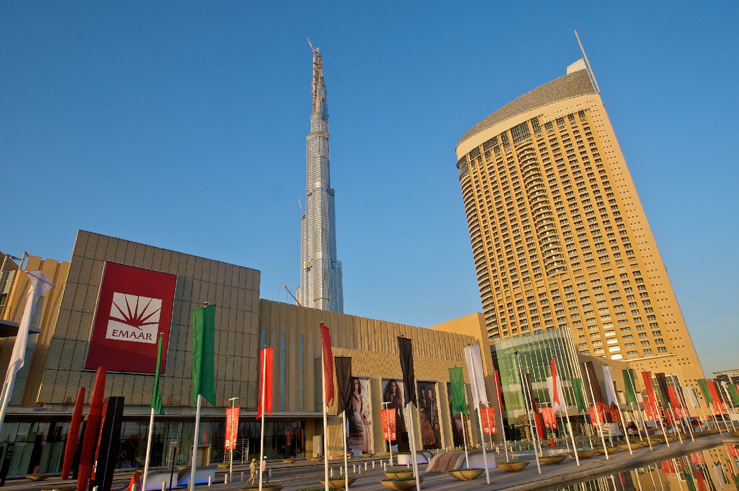 The Dubai Mall exterior view Downtown Dubai