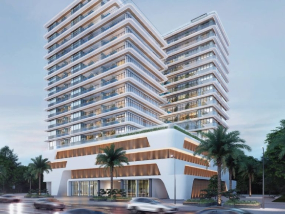 Affini Tribute Portfolio Residences Dubai – exterior rendering
