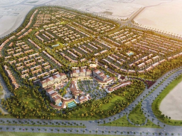 Majan Dubai residential community exterior view