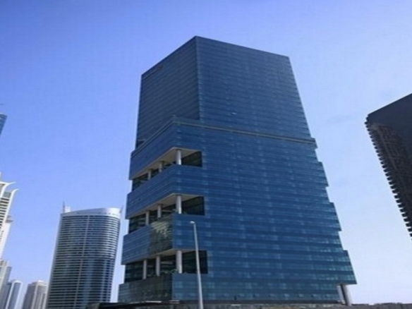 Swiss Tower commercial building in Jumeirah Lake Towers Dubai