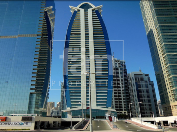 Tiffany Tower commercial building in Jumeirah Lake Towers Dubai