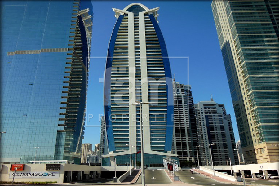 Tiffany Tower commercial building in Jumeirah Lake Towers Dubai